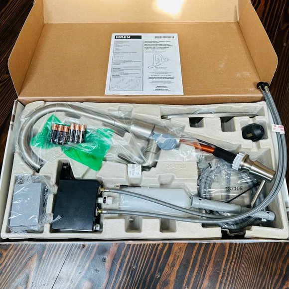 Moen 87869EWSRS Cadia MotionSense Wave Touchless Kitchen Faucet - OPEN BOX - Picture 2 of 2